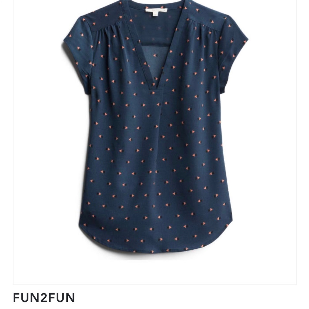 Fun2fun Lillian V Neck Blouse